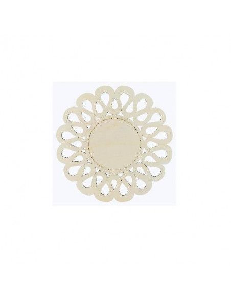 Espejo circular 85x85 cm Dayka con marco DM elegante