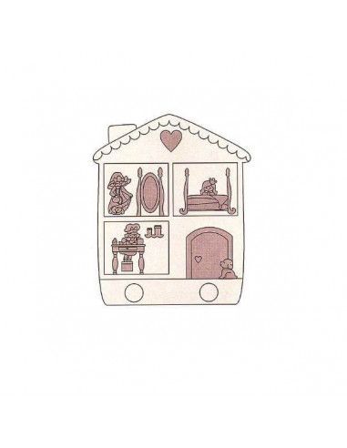 Perchero con forma de casita Dayka decoración infantil