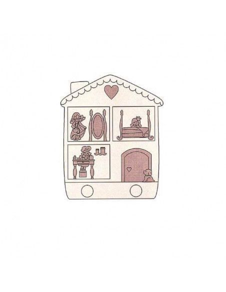 Perchero con forma de casita Dayka decoración infantil