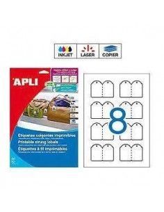 Etiquetas colgantes imprimibles Apli 36x53 mm para precios y códigos