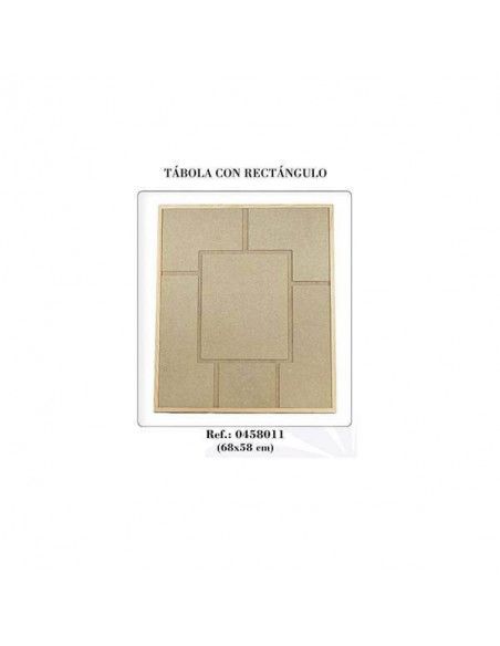 Tábola rectangular de DM Dayka 68x58 cm para manualidades