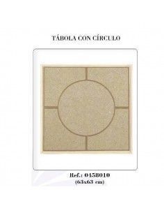 tábola con círculo 63x63 cm Dayka para manualidades
