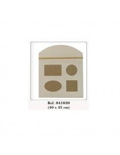 Portafotos de madera Dayka 40x45 cm para decorar