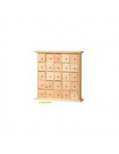 Cajonera de madera con 25 cajones pequeños Artemio para manualidades