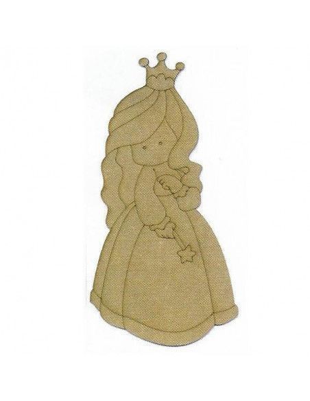 Figura de madera Princesa Catalina Dayka para manualidades