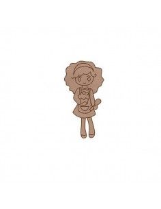 Dolly pastelera Dayka figura de madera para manualidades