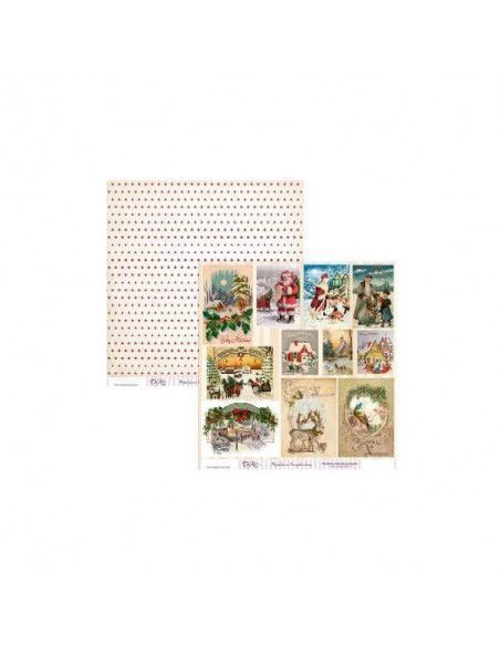 Papel scrapbooking SCP002 Dayka 30x30 cm diseño doble cara