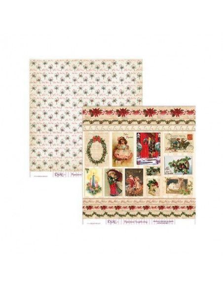Papel para scrap SCP-005 Dayka 30x30 cm estampado doble cara