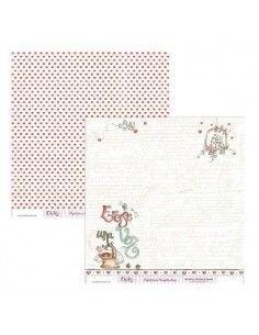 Hoja para scrapbooking SCP-015 Dayka 30x30 cm doble cara