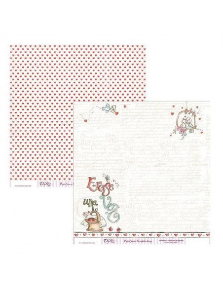 Hoja para scrapbooking SCP-015 Dayka 30x30 cm doble cara