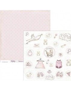 Lámina scrapbooking SCP-017 Dayka 30x30 cm doble cara