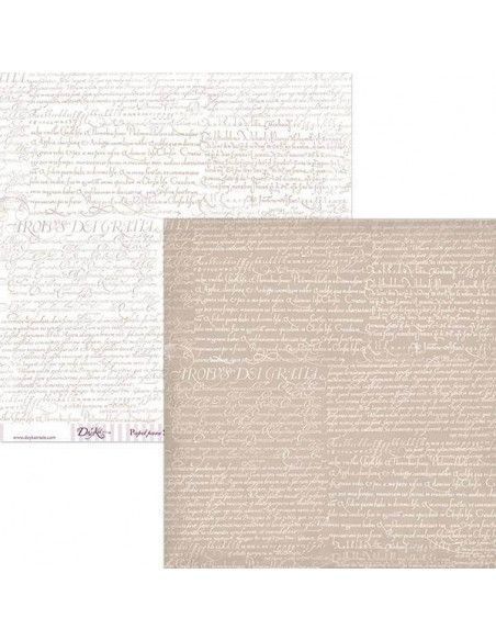 Papel scrap SCP-024 Dayka 30x30 cm doble cara estampado