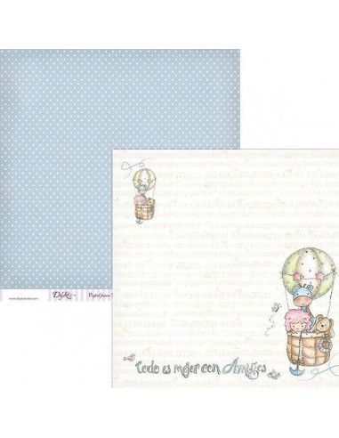Lámina para manualidades SCP-025 Dayka 30x30 cm doble cara