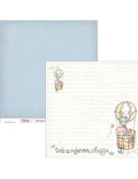 Lámina para manualidades SCP-025 Dayka 30x30 cm doble cara