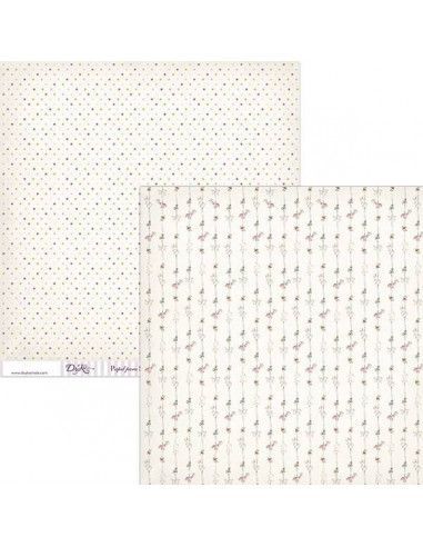 Hoja para scrap SCP-030 Dayka 30x30 cm estampado doble cara