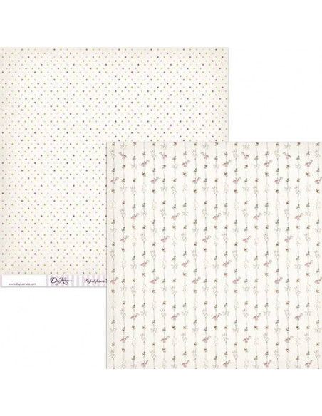 Hoja para scrap SCP-030 Dayka 30x30 cm estampado doble cara