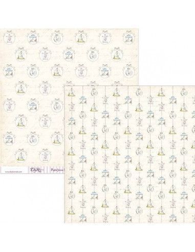 Hoja para scrapbooking SCP-031 Dayka 30x30 cm doble cara