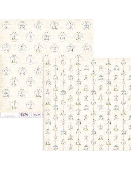 Hoja para scrapbooking SCP-031 Dayka 30x30 cm doble cara