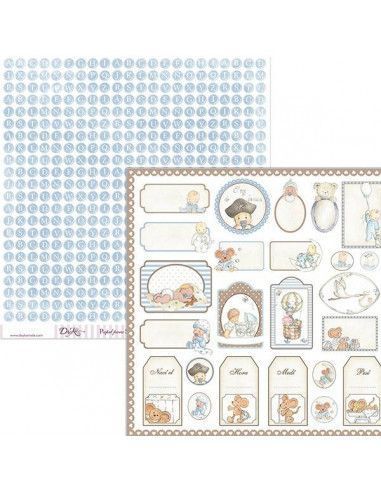 Hoja scrapbooking SCP-032 Dayka 30x30 cm doble cara