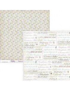 Papel scrapbooking SCP-034 Dayka 30x30 cm doble cara