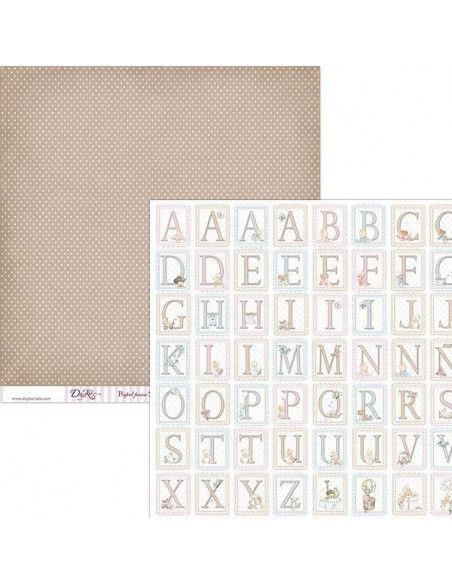 Hoja scrapbooking SCP-038 Dayka 30x30 cm doble cara