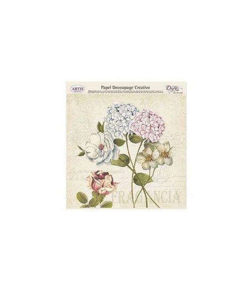 Papel decoupage Dayka 0813359 diseño decorativo 32x31 cm