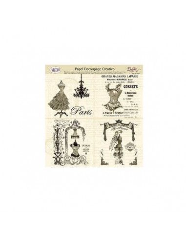 Papel para decoupage Dayka modelo 0813332 para manualidades