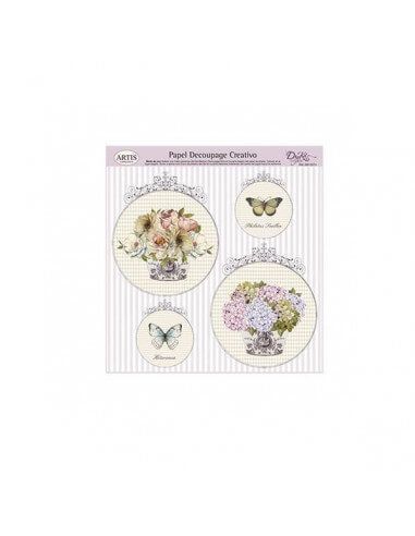 Hoja para decoupage Dayka 0813374 papel decorativo 32x31 cm