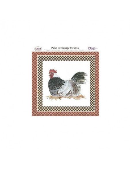 Lámina para decoupage Dayka modelo 0813378 de 32x31 cm