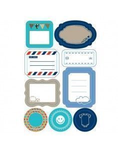 SCRAPBOOKING PEGATINAS PARA DECORAR 9 PEGATINAS EN CADA PACK