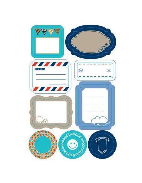 SCRAPBOOKING PEGATINAS PARA DECORAR 9 PEGATINAS EN CADA PACK