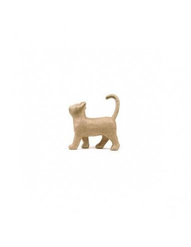 Gato de paseo mediano Dayka de cartón 21 cm para manualidades