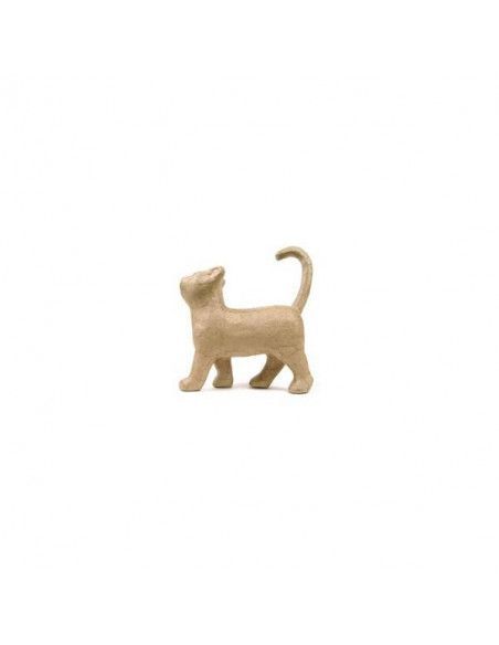 Gato de paseo mediano Dayka de cartón 21 cm para manualidades