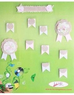 PEGATINAS CON RELIEVE CON FORMAS VARIADAS