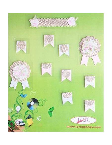 PEGATINAS CON RELIEVE CON FORMAS VARIADAS