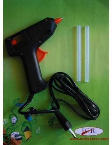 MINI PISTOLA DE COLA CALIENTE 10 W INCLUYE 2 BARRAS