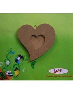 MARCO DE FOTOS CON FORMA DE CORAZON