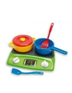COCINA VITRO DE ANDREU TOYS 5 PIEZAS