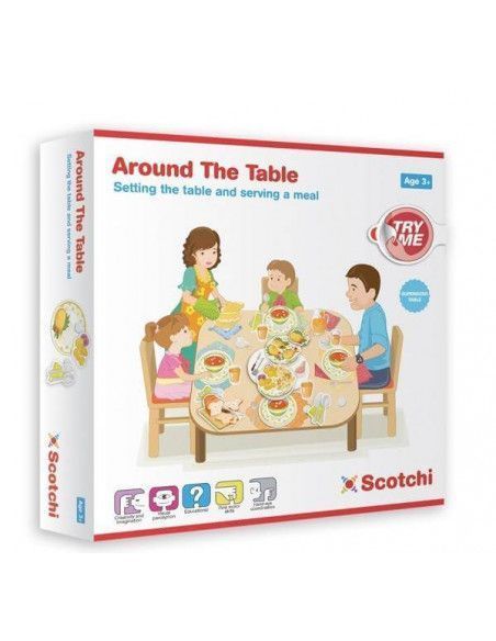 AROUND THE TABLE - con velcro