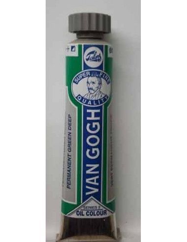 Óleo Van Gogh  verde permanente  osc.