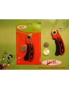 CORTADOR CUTTER DE 28 MM ROTATORIO CON MANGO Y SOFGRIP