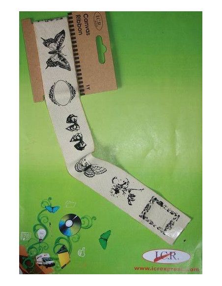 CINTA DE LONA DECORADA 90 CM.