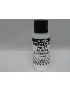 Imprimación blanca Vallejo Premium Airbrush 60 ml para aerógrafo