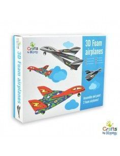 AVIONES 3D DE FOAM  PARA DECORAR A TU GUSTO