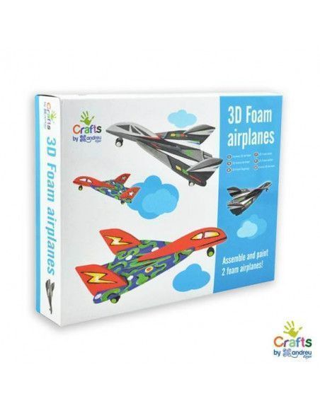 AVIONES 3D DE FOAM  PARA DECORAR A TU GUSTO