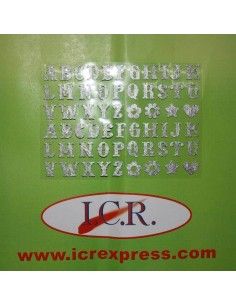 PEGATINAS DE LETRAS PLATEADAS de 95x145mm