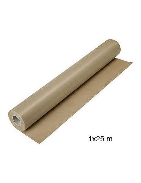ROLLO DE PAPEL KRAFT 1 X 25 M.
