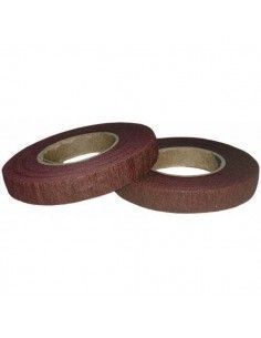 Cinta tape floral marrón Decoman para arreglos florales