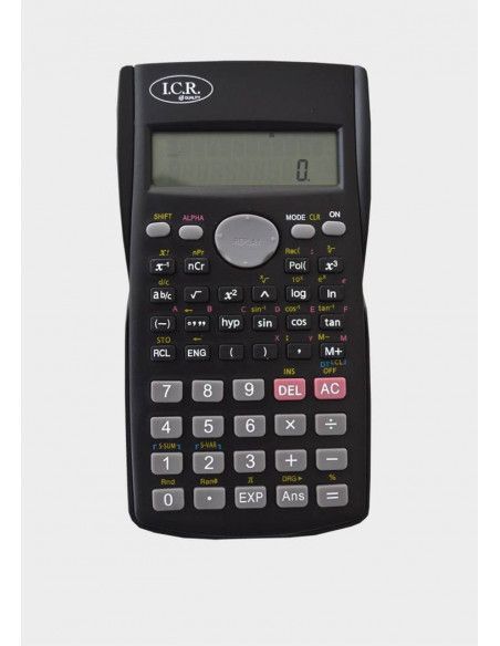 CALCULADORA CIENTIFICA 82MS NEGRA 240 FUNCIONES CON TAPA DESLIZABLE