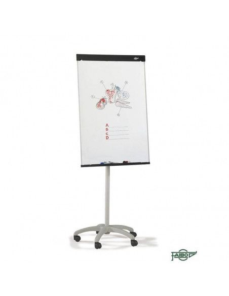 caballete melaminado con ruedas 70x105 cm